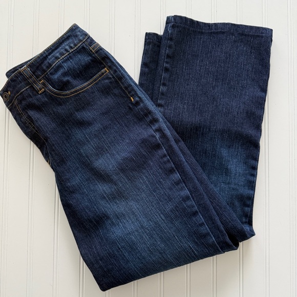 Talbots Petites Embroidered Floral Stretch Jeans Size 8P - Picture 3 of 7